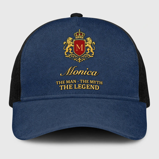 The Man The Myth The Legend Royal Blue Mesh Cap MONICA 13K1 C187PF