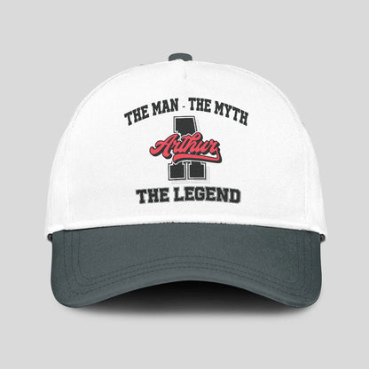 The Man The Myth The Legend Custom Initial Letter And Name Cap ARTHUR 13K1 C38PF