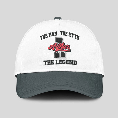 The Man The Myth The Legend Custom Initial Letter And Name Cap ARTHUR 13K1 C38PF