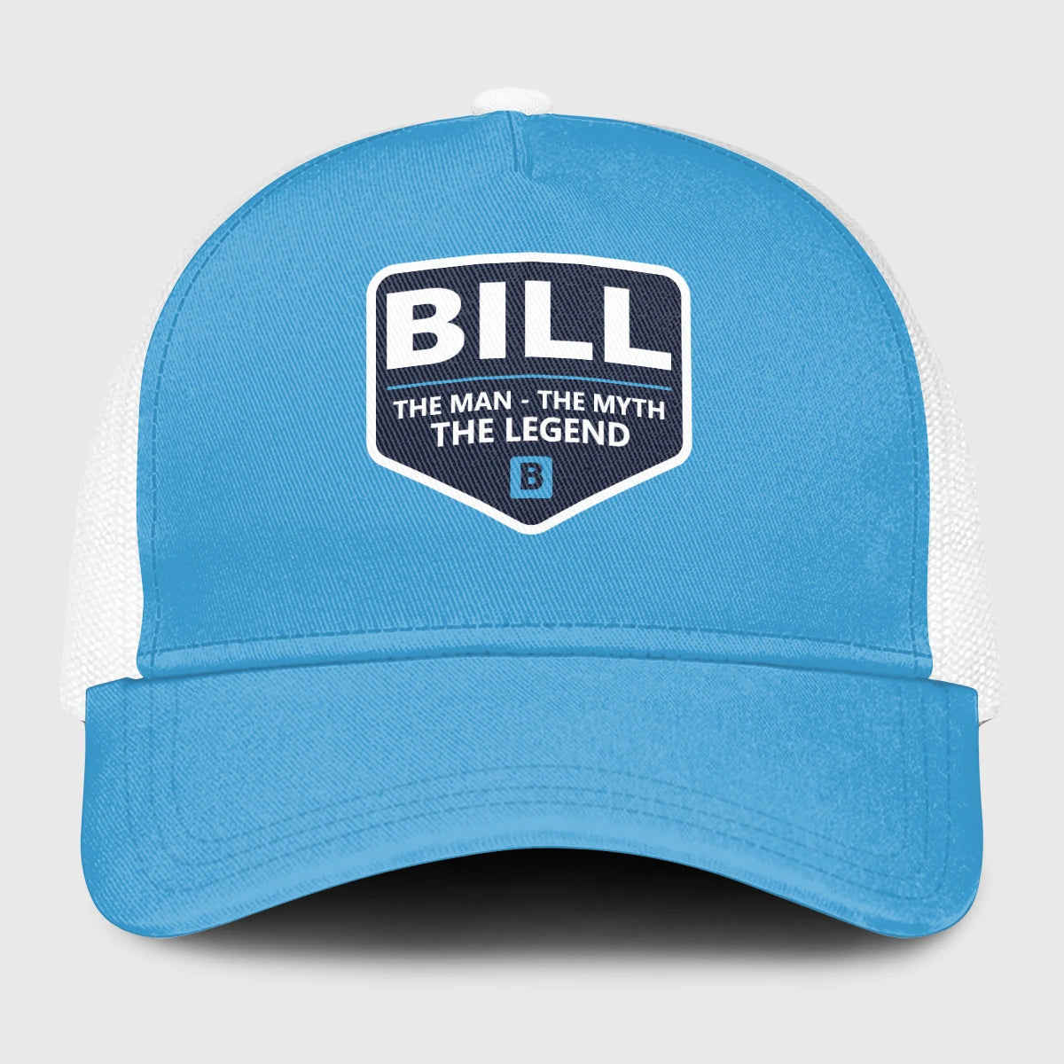 The Man The Myth The Legend Light Blue Mesh Cap BILL 13K1 C190PF