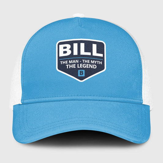 The Man The Myth The Legend Light Blue Mesh Cap BILL 13K1 C190PF