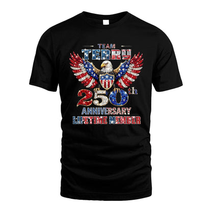 TERRY 13K1-523 Personalized "Team...Lifetime Member" America 250 Design