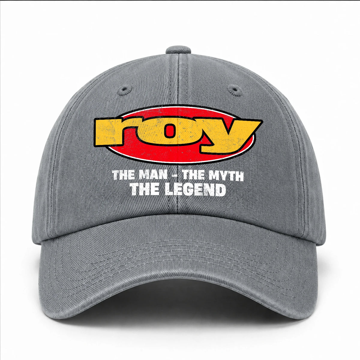 The Man The Myth The Legend Vintage Logo Washed Cap ROY 13K1 C162PF