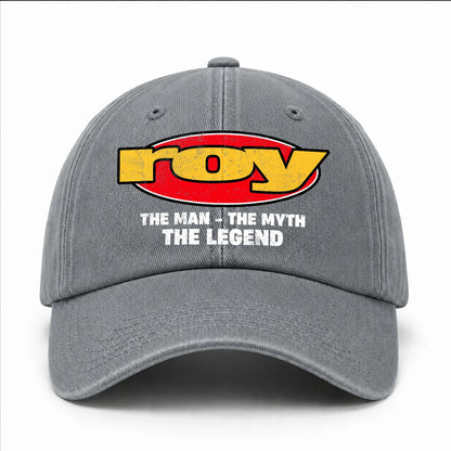 The Man The Myth The Legend Vintage Logo Washed Cap ROY 13K1 C162PF