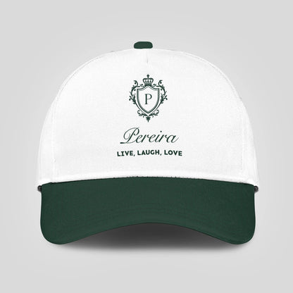 Live Laugh Love Elegant Blue And White Cap PEREIRA 13K1 C90PF