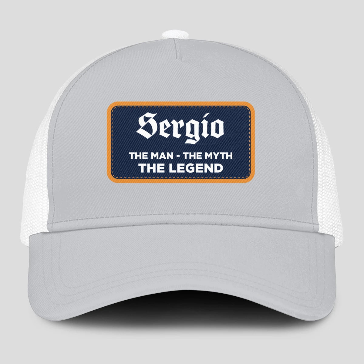 The Man The Myth The Legend Gray Mesh Cap SERGIO 13K1 C204PF