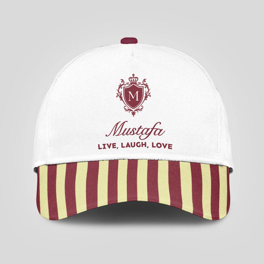 Live Laugh Love Burgundy And Yellow Cap MUSTAFA 13K1 C120PF