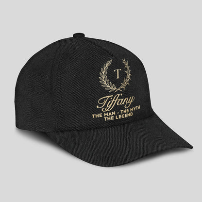 The Man The Myth The Legend God's Crown Black Cap TIFFANY 13K1 C175PF