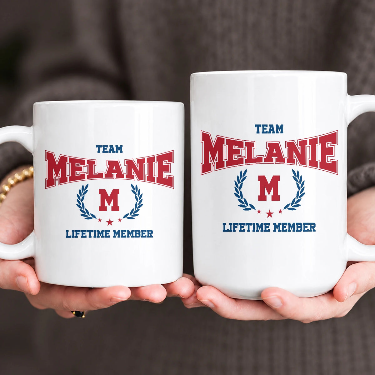 Team Your Name Lifetime Member Sporty Mug MELANIE 13K1 MG09