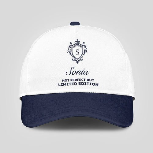 Not Perfect But Limited Edition Blue And White Luxury Cap SONIA 13K1 C151PF