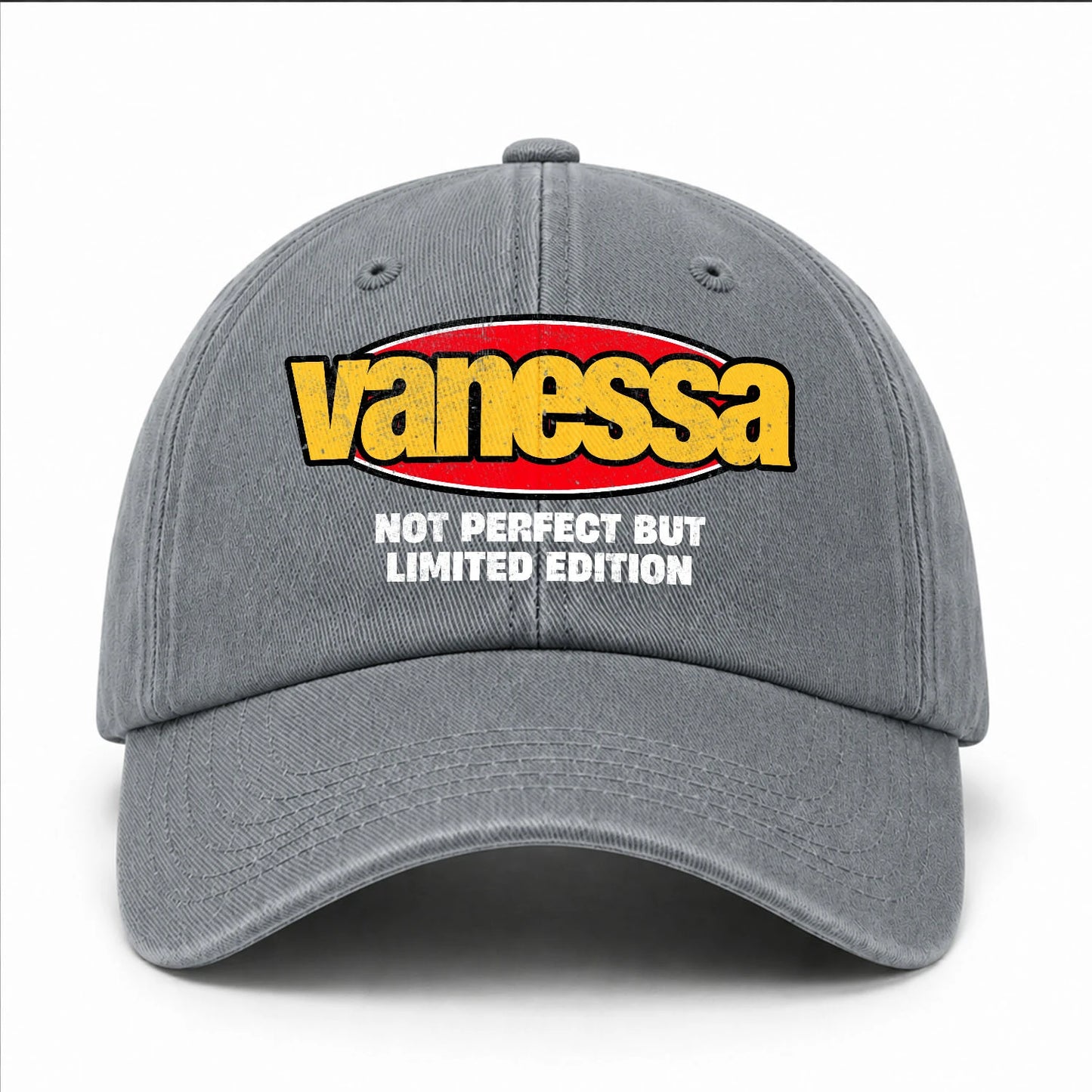 Your Name Not Perfect But Limited Edition Red Logo Washed Cap VANESSA 13K1 C84PF