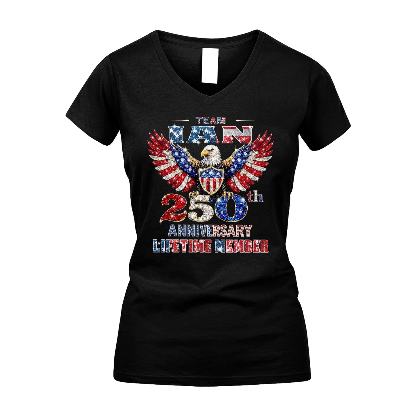 IAN 13K1-523 Personalized "Team...Lifetime Member" America 250 Design