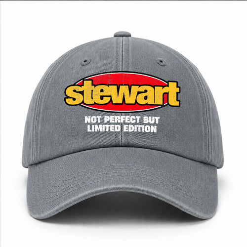 Your Name Not Perfect But Limited Edition Red Logo Washed Cap STEWART 13K1 C84PF