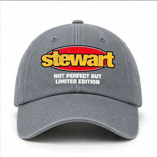Your Name Not Perfect But Limited Edition Red Logo Washed Cap STEWART 13K1 C84PF