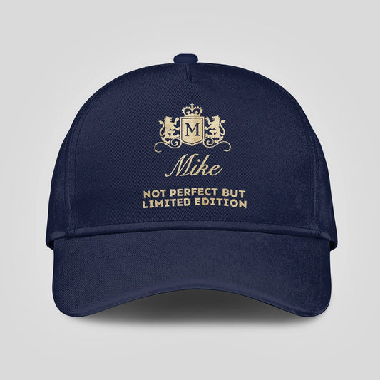 Not Perfect But Limited Edition Crest Logo Navy Cap MIKE 13K1 C160PF