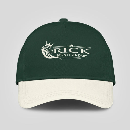 Born Legendary Lion Logo Sage Green And Beige Cap RICK 13K1 C182PF