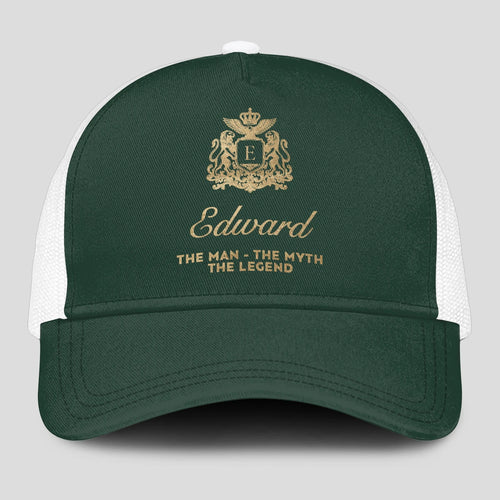 The Man The Myth The Legend Sage Green Mesh Cap EDWARD 13K1 C192PF