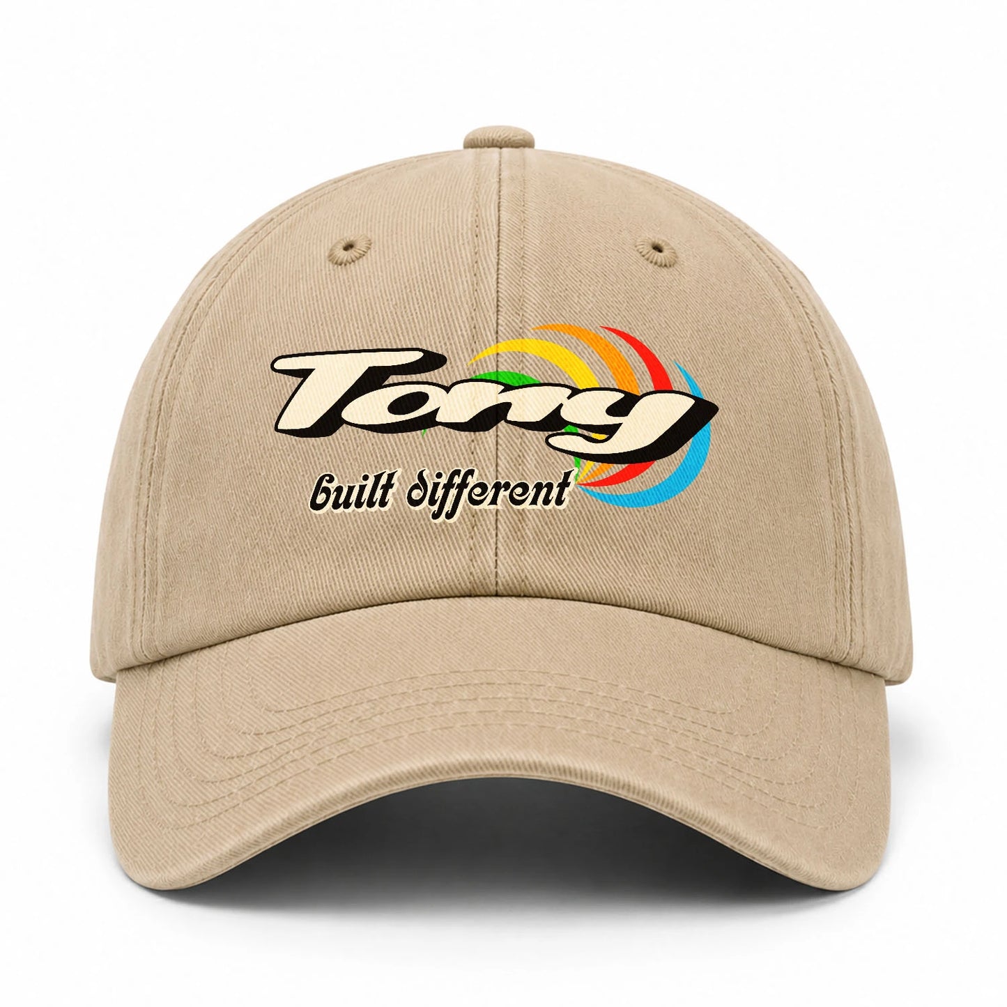 Your Name Built Different Retro Washed Cap TONY 13K1 C55PF