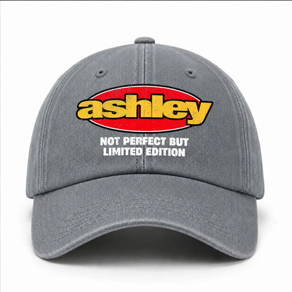 Your Name Not Perfect But Limited Edition Red Logo Washed Cap ASHLEY 13K1 C84PF