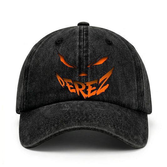 Your Name Jack O' Lantern Halloween Washed Cap PEREZ 13K1 C100PF