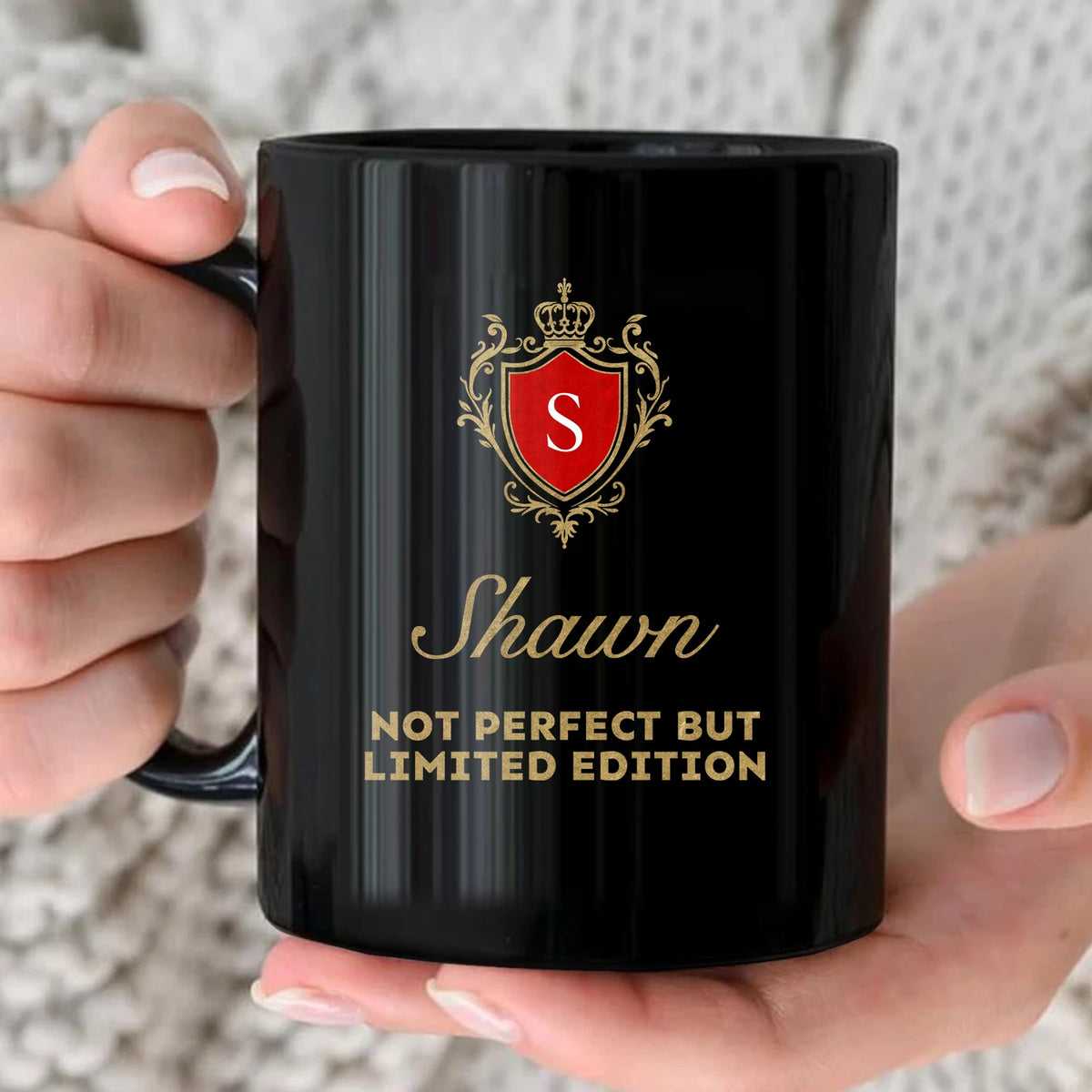 Not Perfect But Limited Eidition Golden Logo Mug SHAWN 13K1 MG19