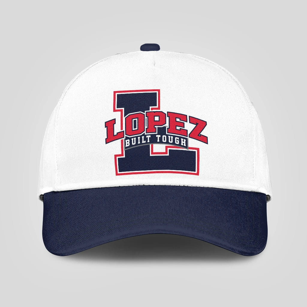 Built Tough Blue And White Baseball Cap LOPEZ 13K1 C103PF