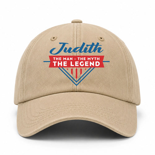 The Man The Myth The Legend Logo Washed Cap JUDITH 13K1 C37PF