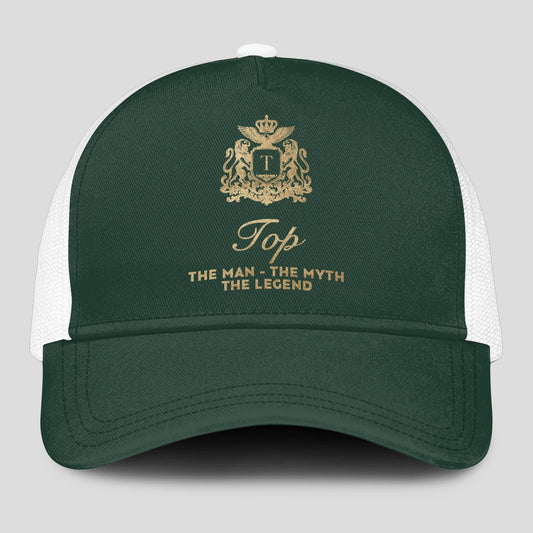 The Man The Myth The Legend Sage Green Mesh Cap TOP 13K1 C192PF
