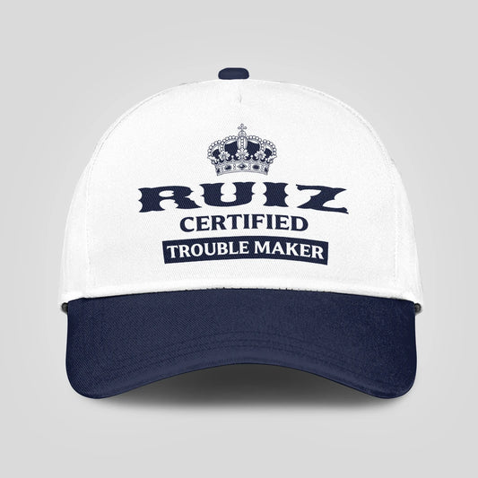 Certified Your Name Trouble Maker Washed Cap RUIZ 13K1 C148PF