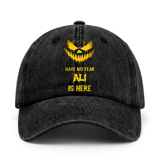 Have No Fear Your Name Is Here Jack O' Lantern Washed Cap ALI 13K1 C135PF