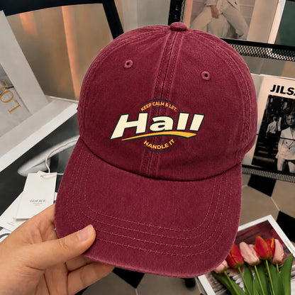Keep Calm & Let Your Name Handle It Burgundy Washed Cap HALL 13K1 C105PF