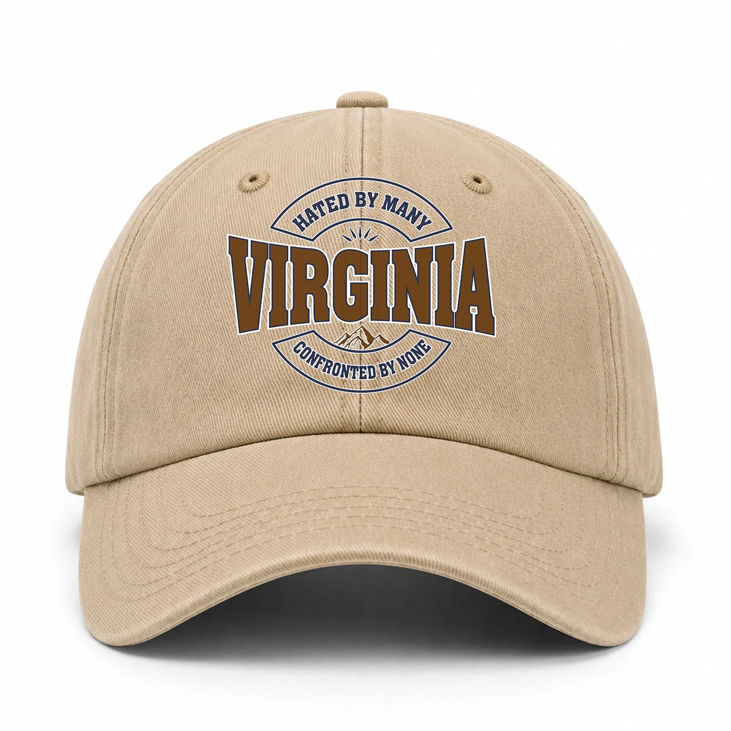 Hated By Many Confronted By None Washed Cap VIRGINIA 13K1 C36PF