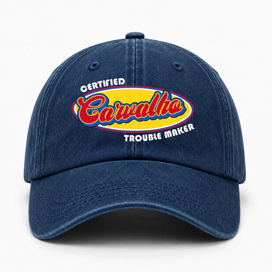 Certified Your Name Trouble Maker Washed Cap CARVALHO 13K1 C73PF
