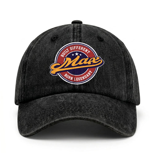 Built Different Born Legendary Logo Washed Cap MAX 13K1 C65PF