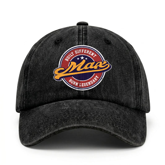 Built Different Born Legendary Logo Washed Cap MAX 13K1 C65PF