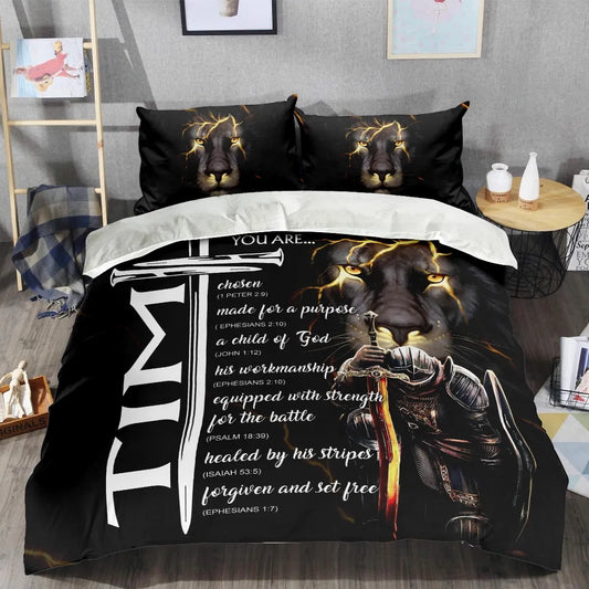 TIM Limited Edition Personalized Bedding Set 13K1-BS1