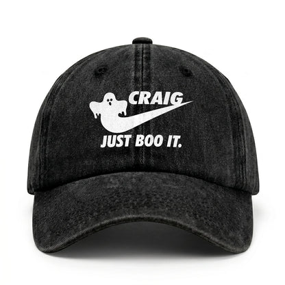 Just Boo It Halloween Washed Cap CRAIG 13K1 C83PF