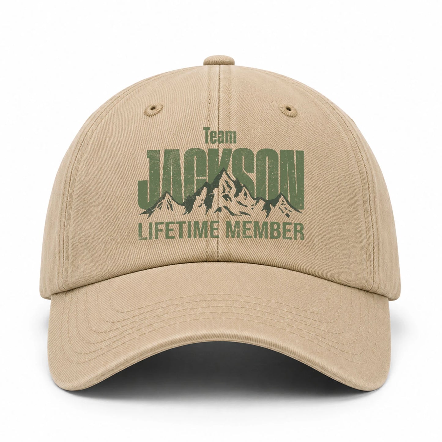 Team Your Name Lifetime Member Mountain Cap JACKSON 13K1 C58PF