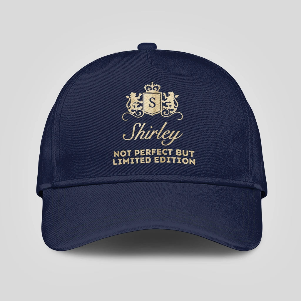 Not Perfect But Limited Edition Crest Logo Navy Cap SHIRLEY 13K1 C160PF