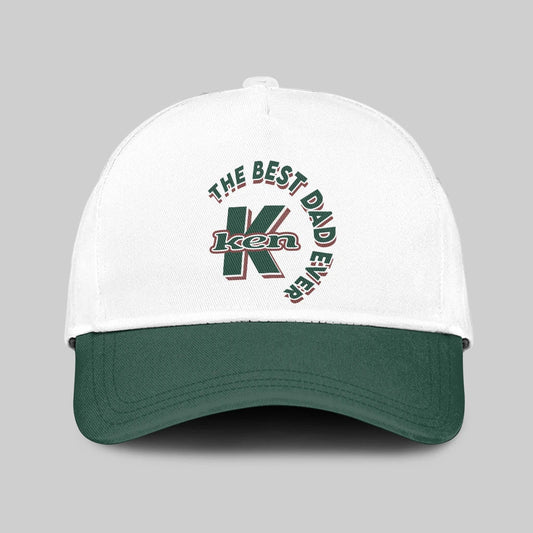 The Best Dad Ever Custom Name Cap KEN 13K1 C35PF