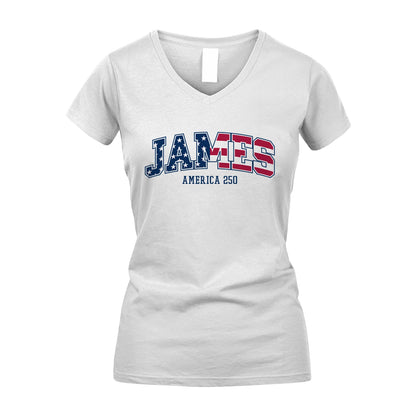 JAMES 13K1-555 America 250 Personalized