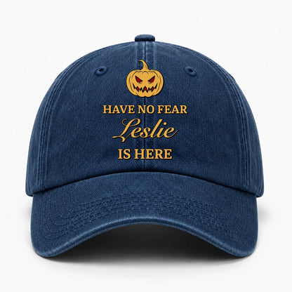 Have No Fear Your Name Is Here Jack O' Lantern Washed Cap LESLIE 13K1 C165PF