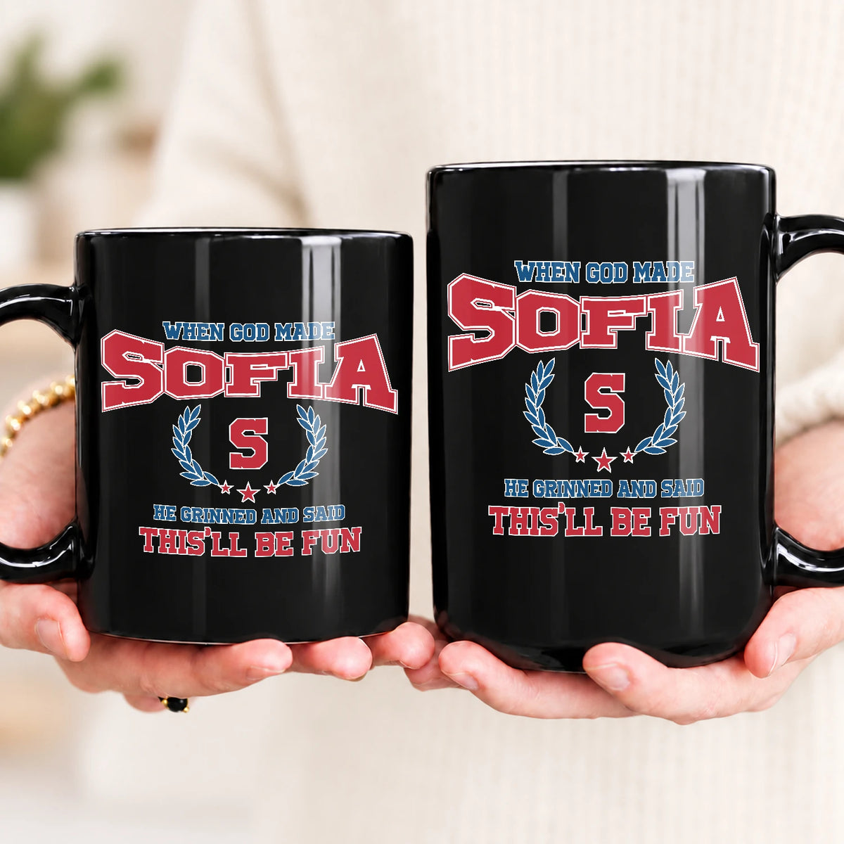 When God Made Your Name Personalized Mug SOFIA 13K1 MG08