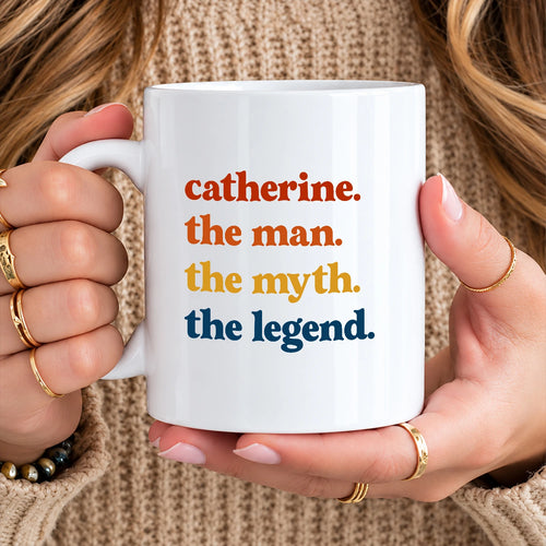 The Man The Myth The Legend Retro Mug CATHERINE 13K1 MG06