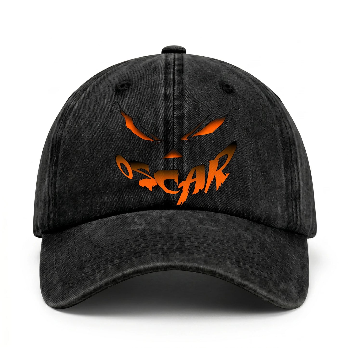 Stay Hungry Pumpkin Chasing Ghosts Funny Washed Cap OSCAR 13K1 C101PF