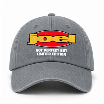 Your Name Not Perfect But Limited Edition Red Logo Washed Cap JOEL 13K1 C84PF