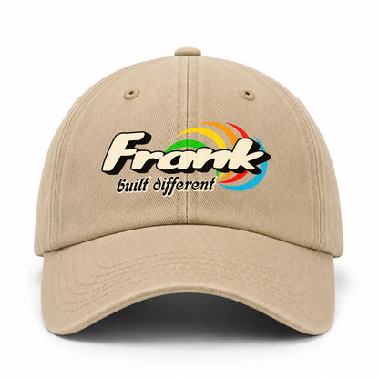 Your Name Built Different Retro Washed Cap FRANK 13K1 C55PF