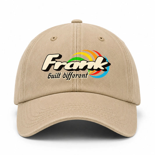 Your Name Built Different Retro Washed Cap FRANK 13K1 C55PF
