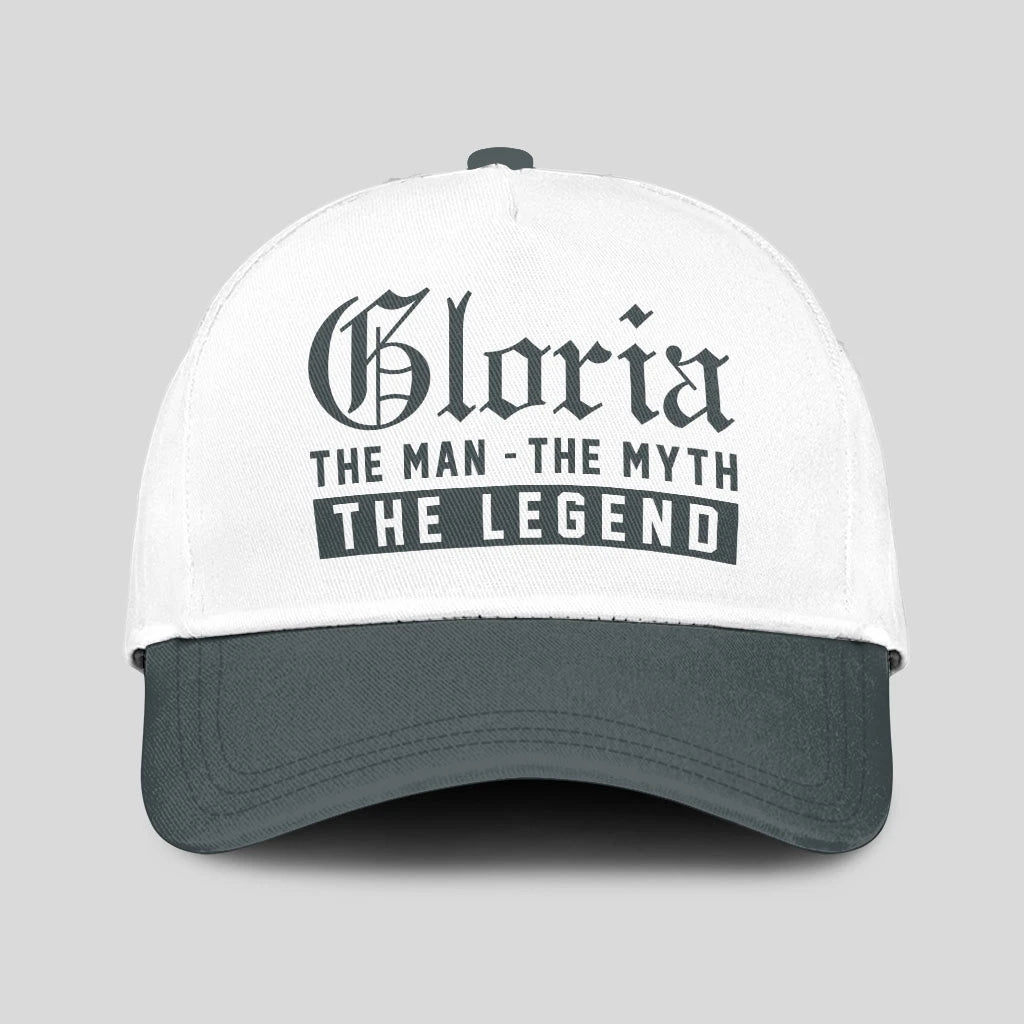The Man The Myth The Legend Luxury Cap GLORIA 13K1 C39PF