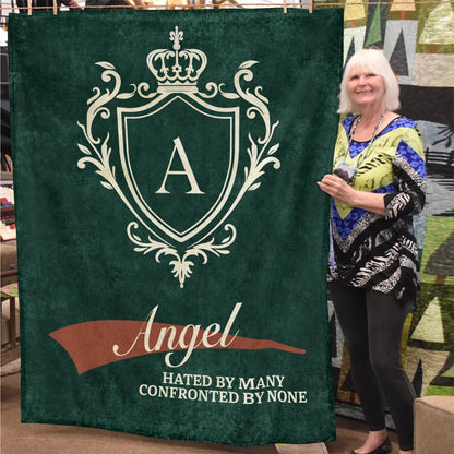 Hated by Many Confronted by None Old Money Blanket ANGEL 13K1 BK19